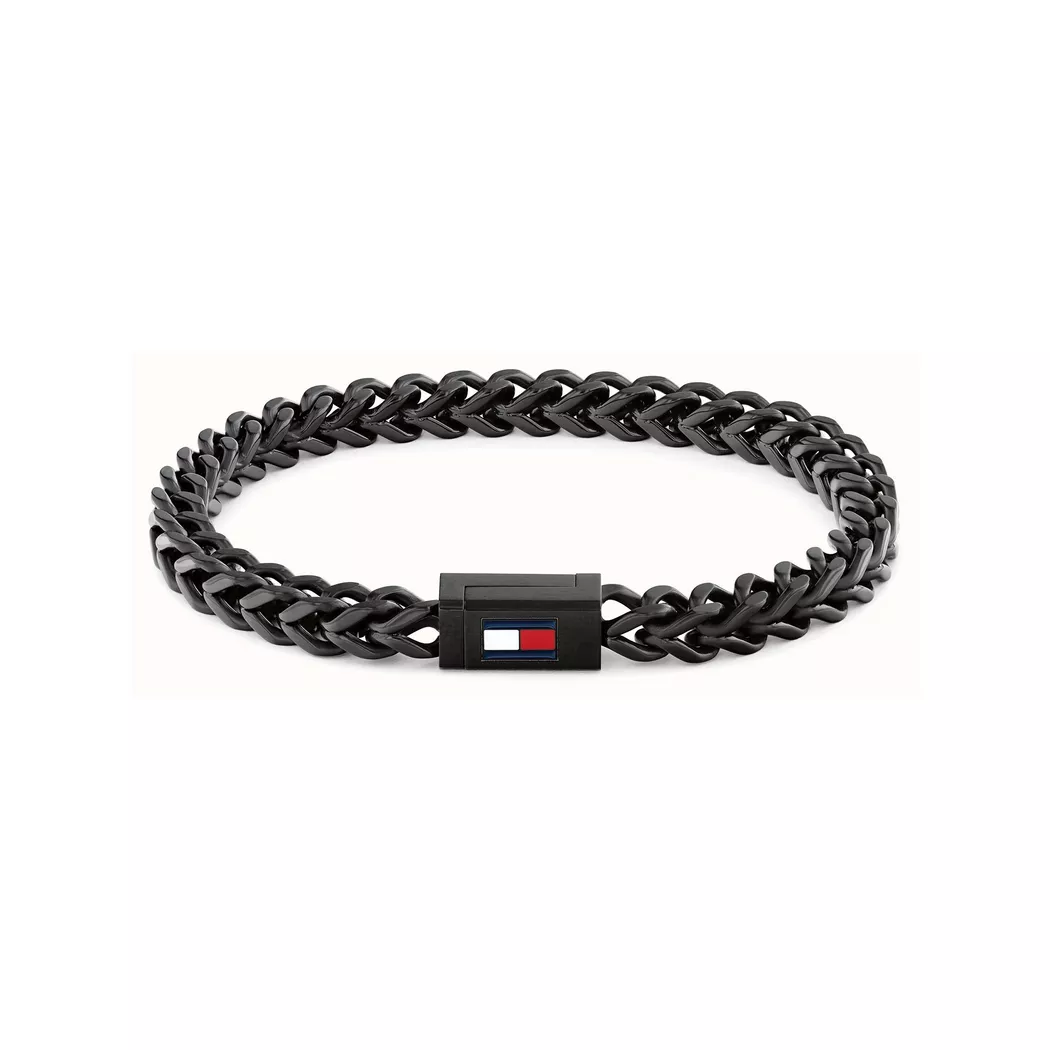 Tommy Hilfiger - Armband, Braided Metal Bracelets, 19cm, Black