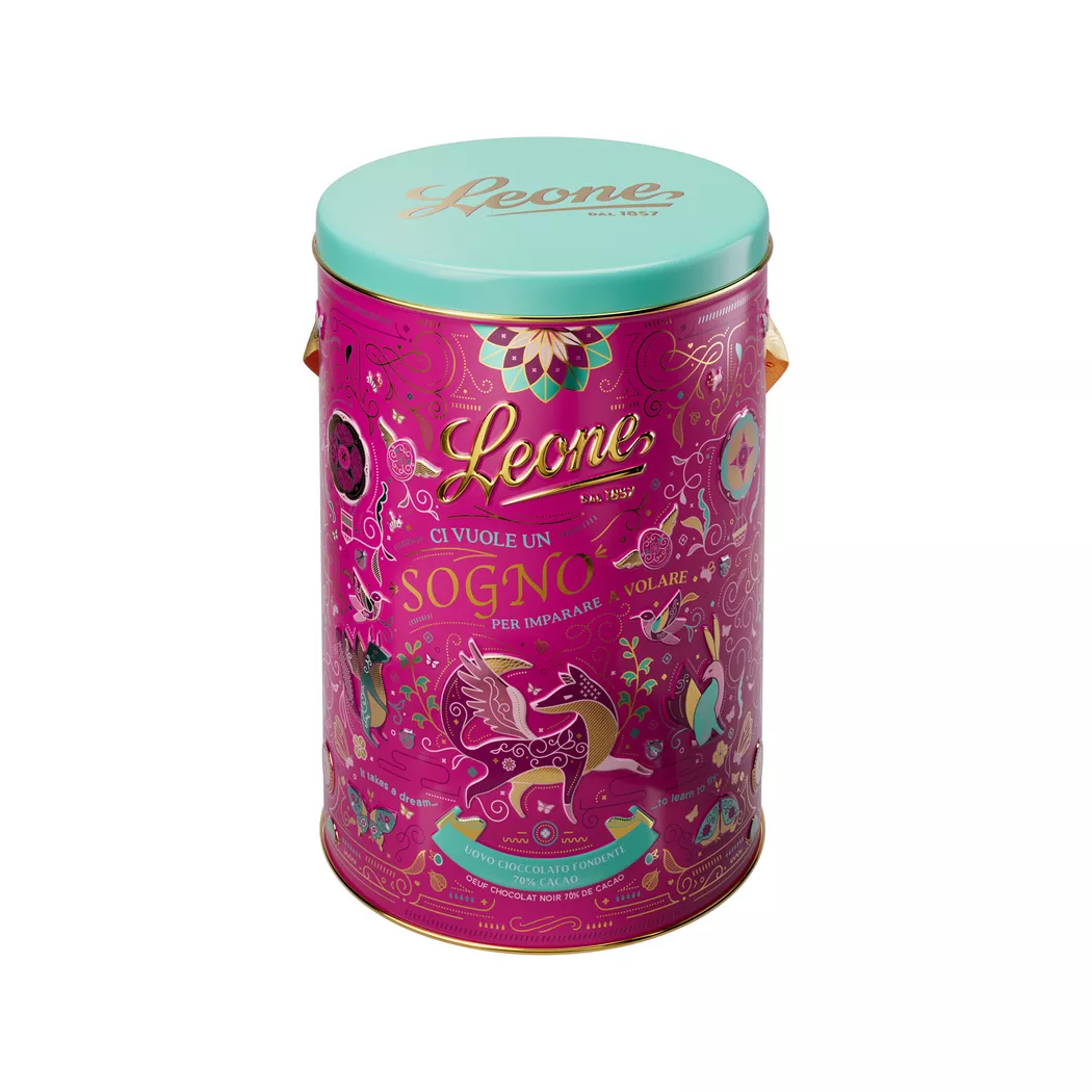 LEONE - Zartbitterschokolade-Ei, Easter, 300 g