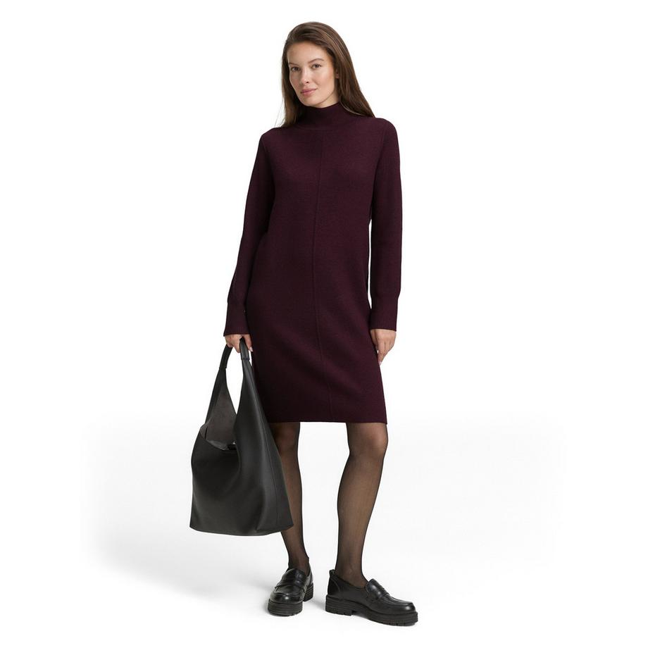 TOM TAILOR Robe en maille Col montant  