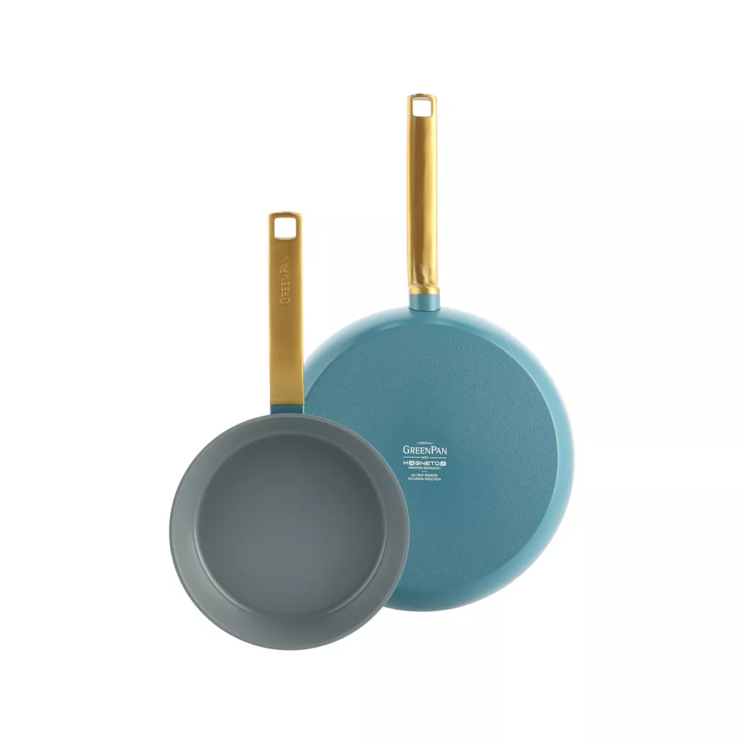 GreenPan - Bratpfannen-Set, 20/28CM, Blau