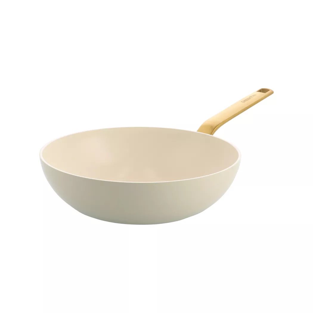GreenPan Evolution Wok 28cm Creme