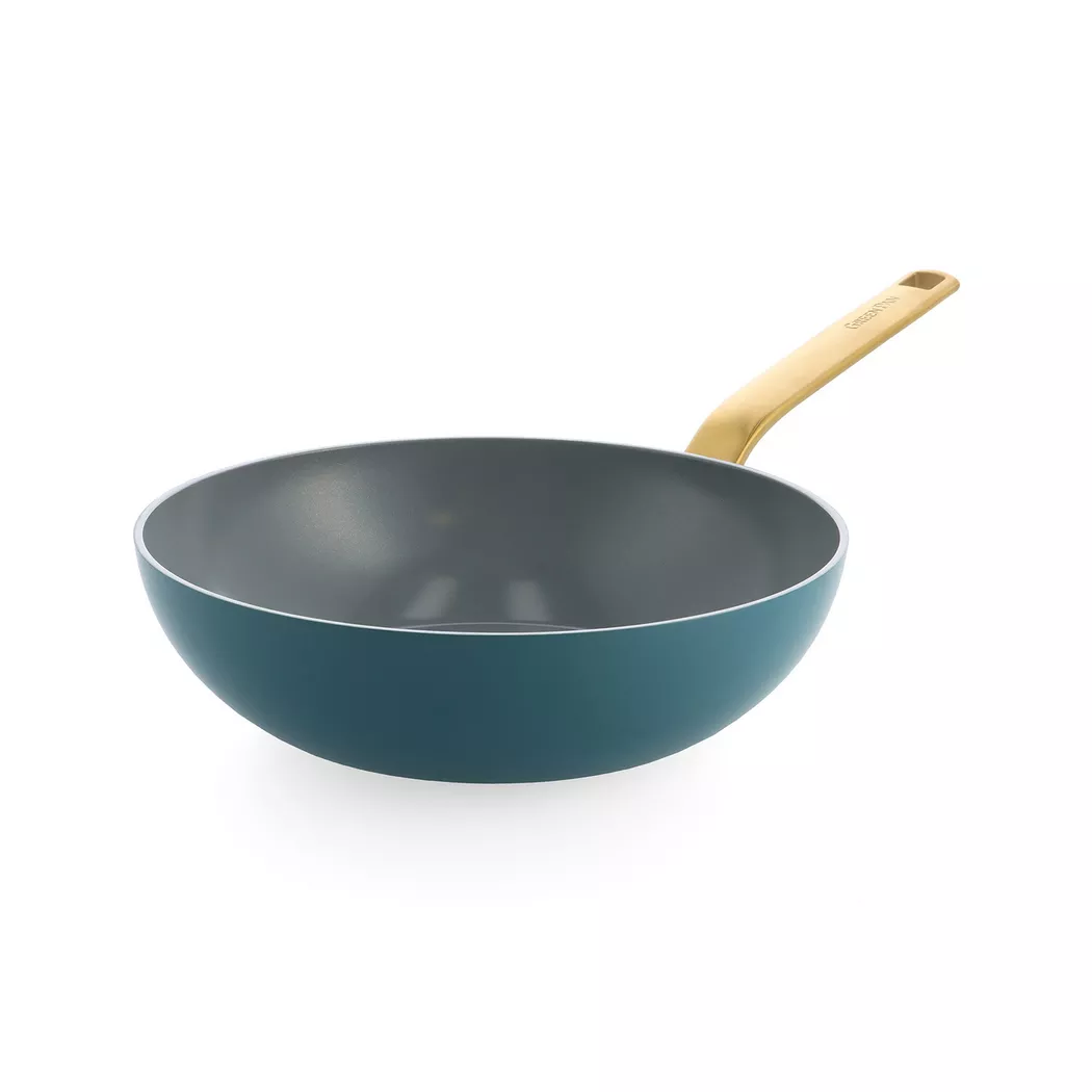 GreenPan - Wok, 28cm, Blau