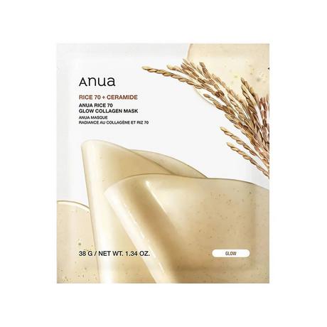 Anua  Rice 70 Glow Collagen Maske 