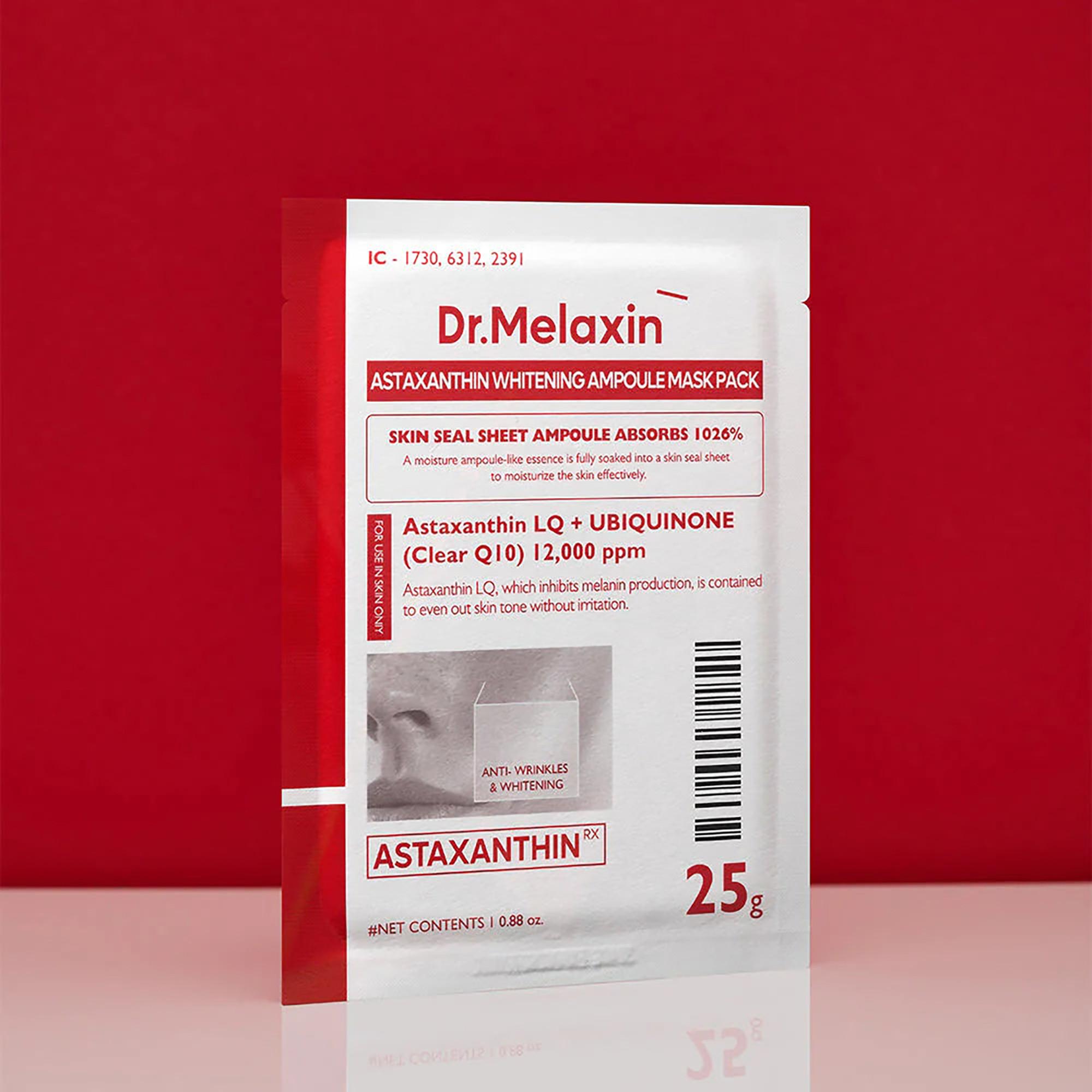 Dr.Melaxin  Astaxanthin Brightening Ampoule Mask 