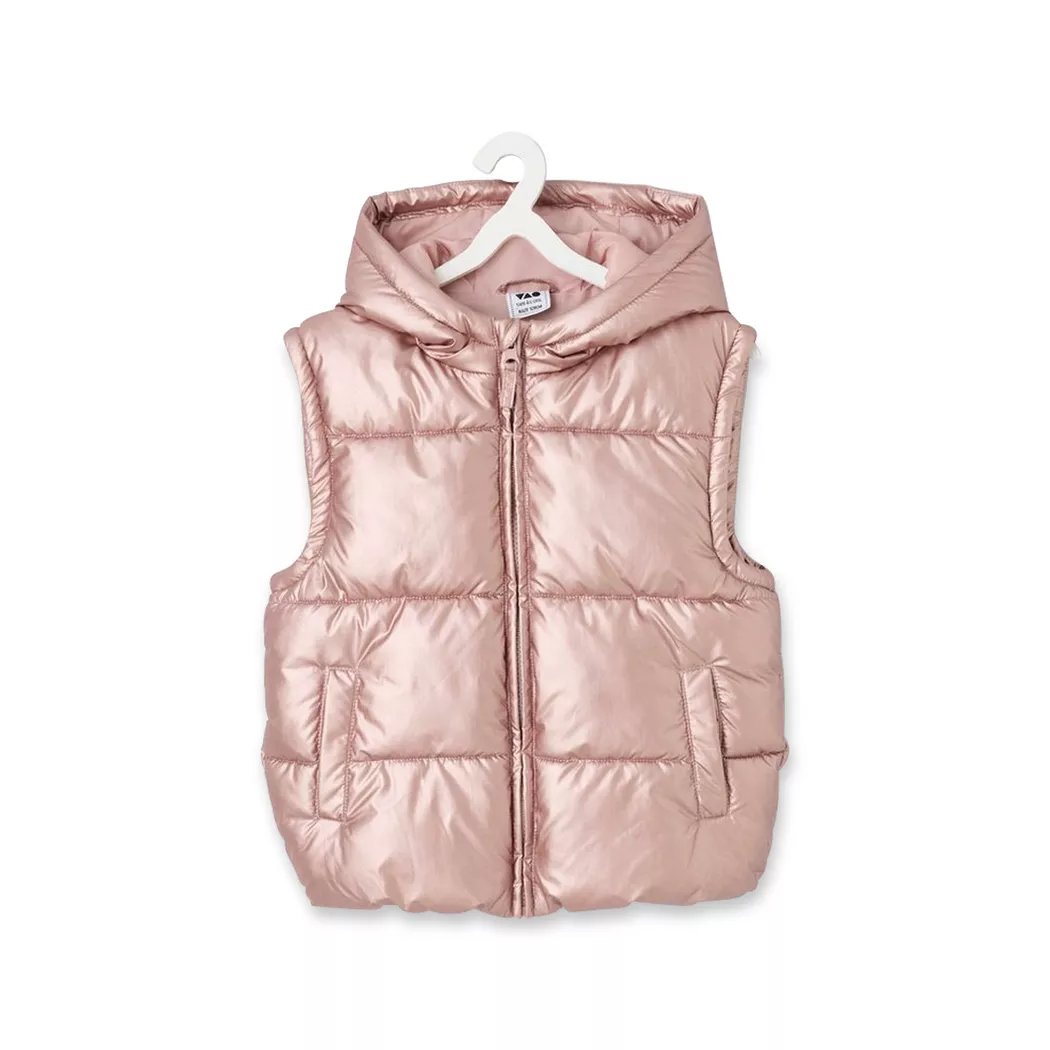 Tape à l'oeil - Pufferjacke, Steppweste mit Kapuze, 14A, Roségold
