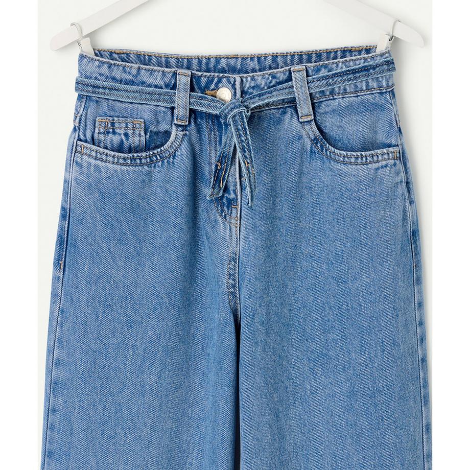 Tape à l'oeil Jean Taille Haute Jambe Large  
