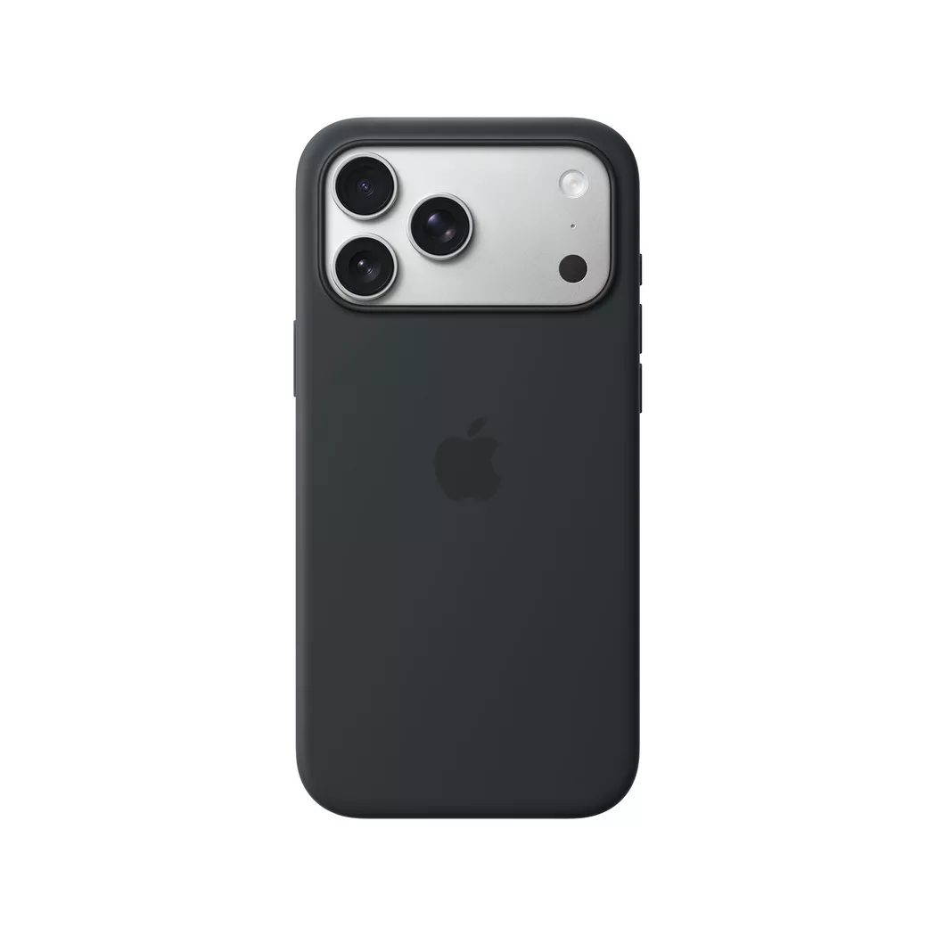 Apple iPhone 17 Pro Max Silicone Case with MagSafe and Camera Control – Black 4