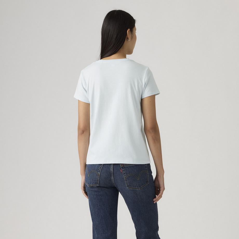 Levi's® Rundhals Kurzarm T-Shirt mit Schmetterlingsstickerei  