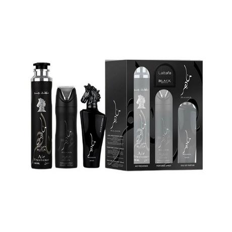 Lattafa Maahir Black Eau de Parfum Set  