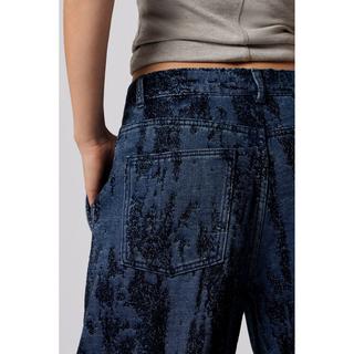 Desigual Jacquard Wide Leg Jeans  