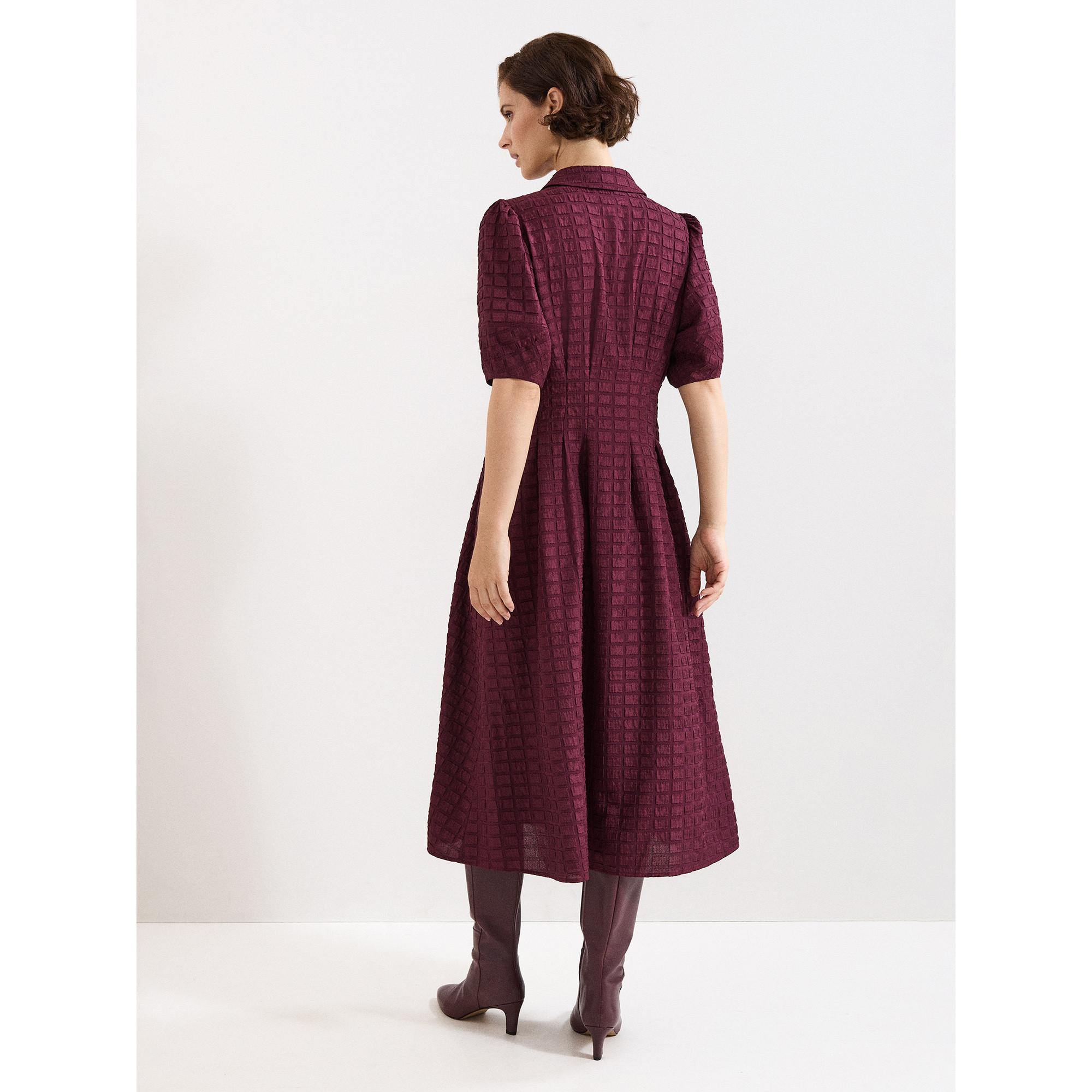 Phase Eight Robe Midi Manches Bouffantes  