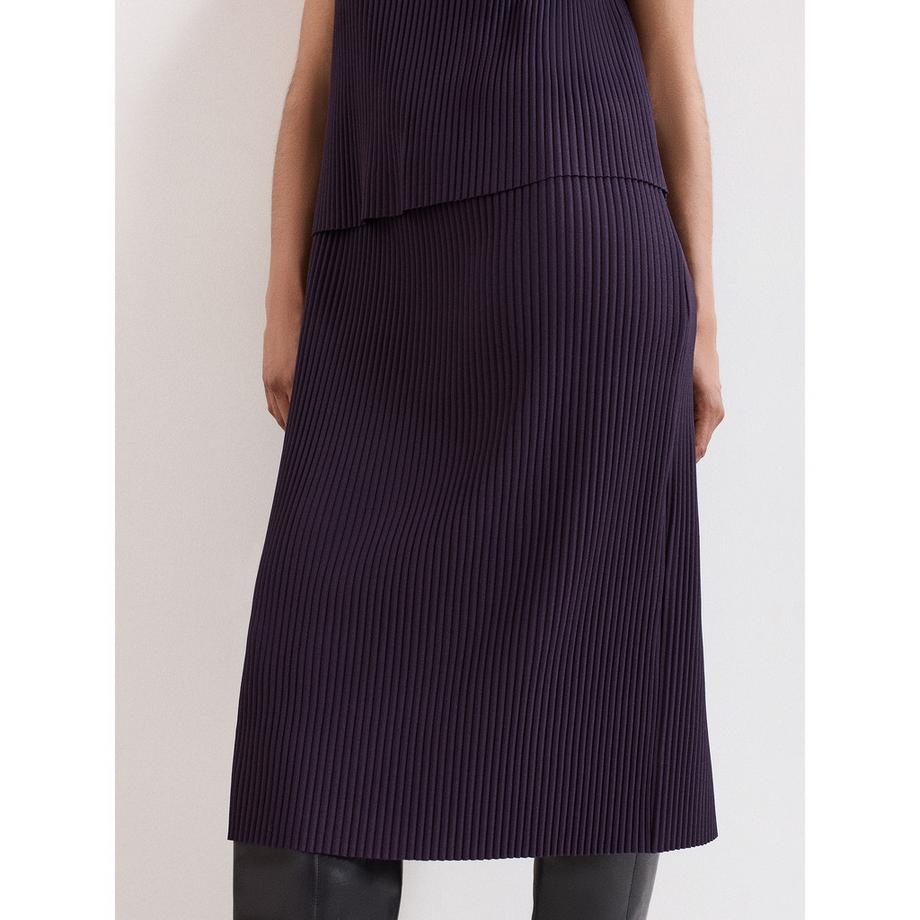 Phase Eight Geripptes ärmelloses Kleid  