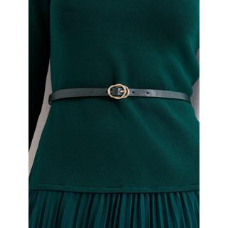 Phase Eight Abito Midi in Maglia con Gonna Plissettata  