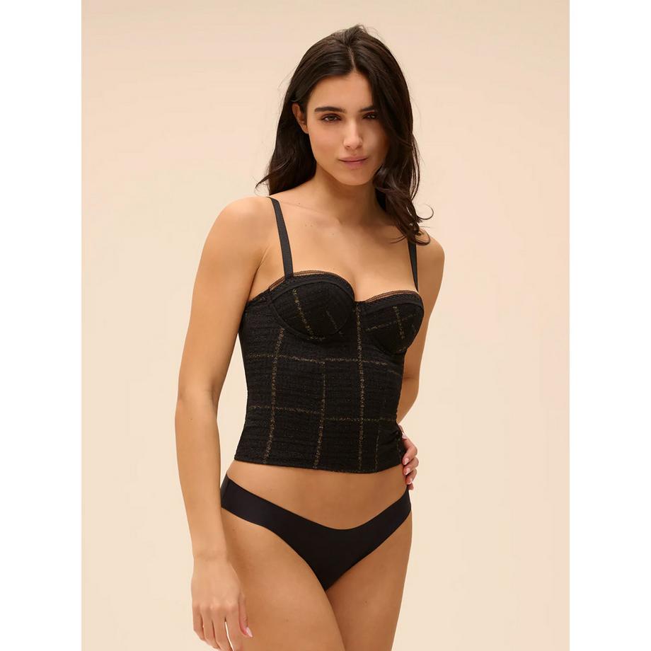 SIMONE PERELE Bustier Pizzo Leavers Maglia Half-Cup  