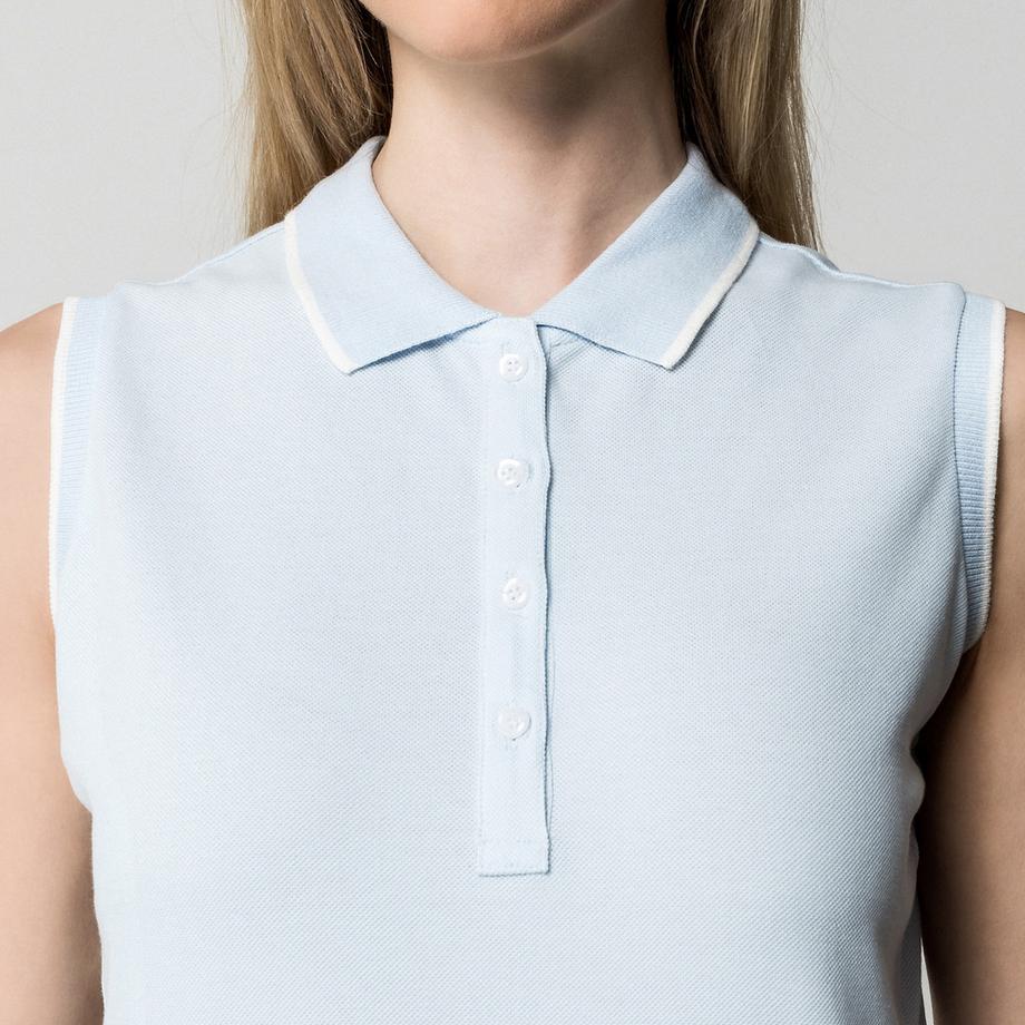 Manor Woman Ärmelloses Regular Fit Poloshirt  
