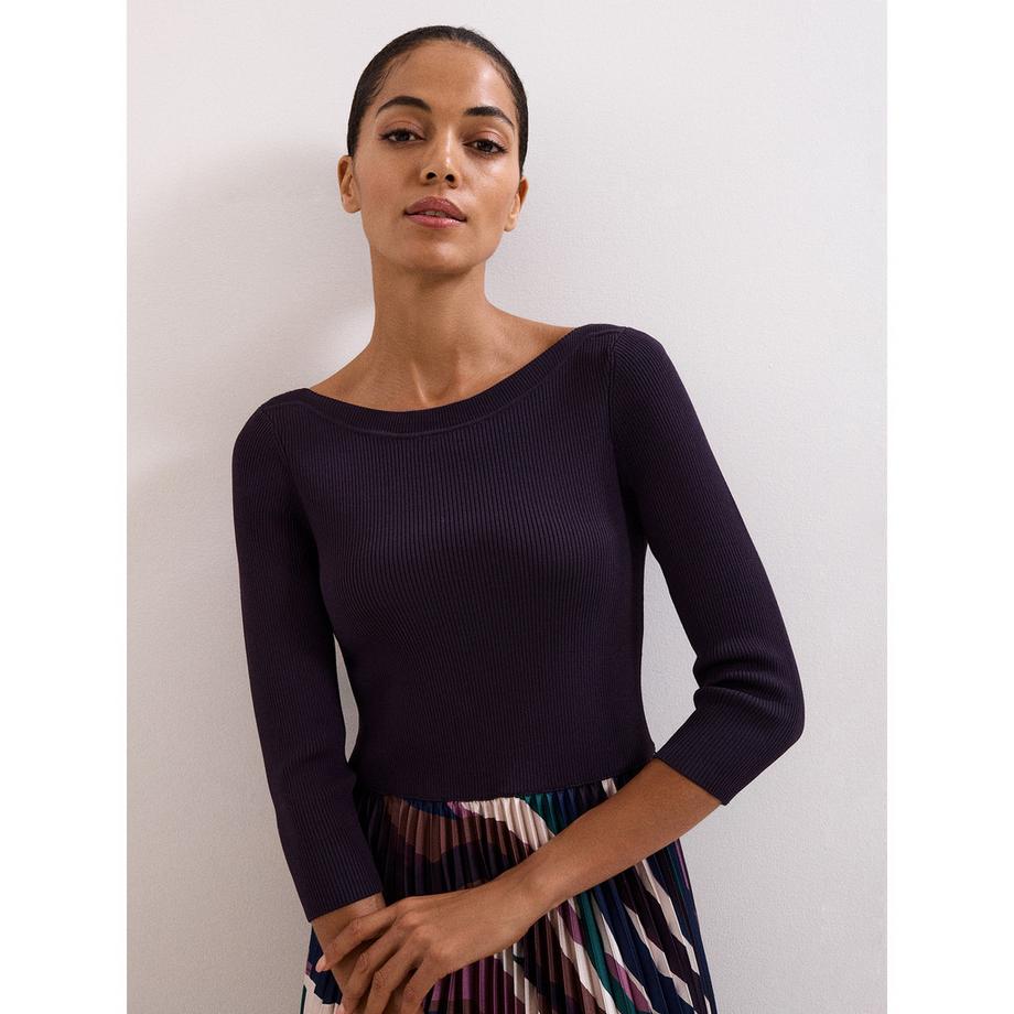 Phase Eight Midikleid mit abstraktem Print  