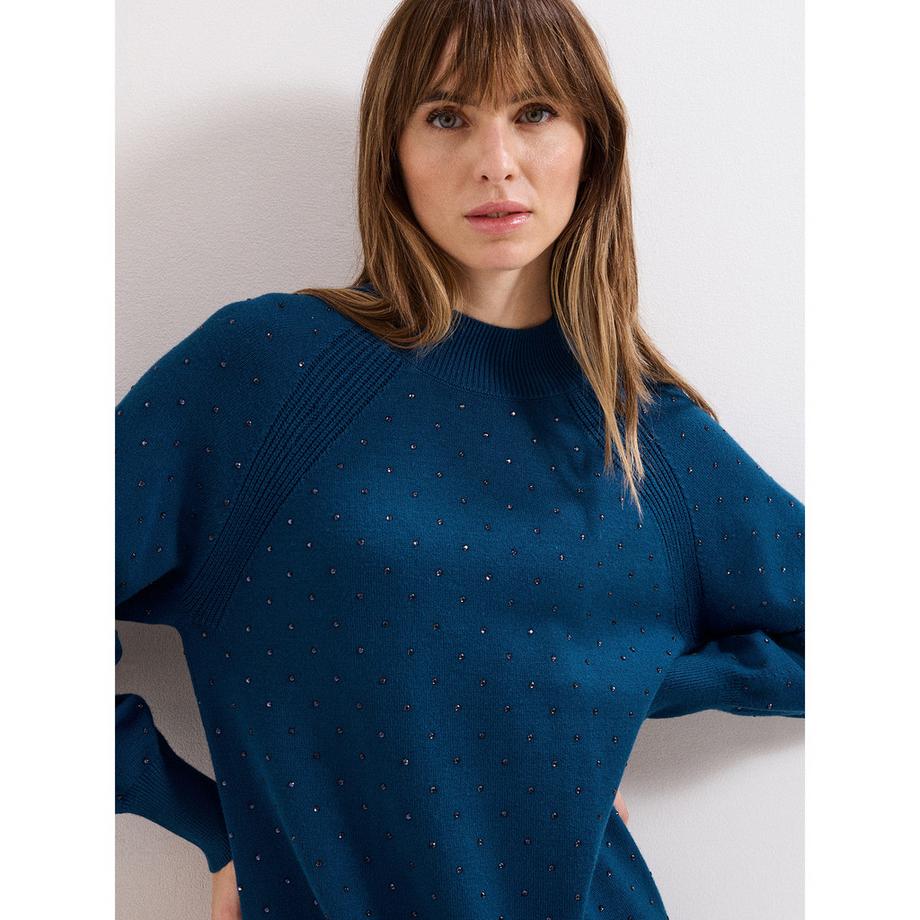 Phase Eight Tala Hot Fix Robe Mini Manches Longues  