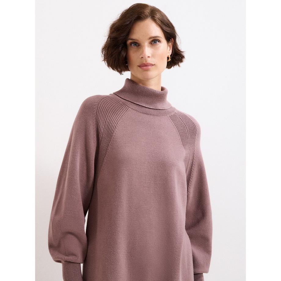 Phase Eight Robe Ellie Knit Col Roulé  