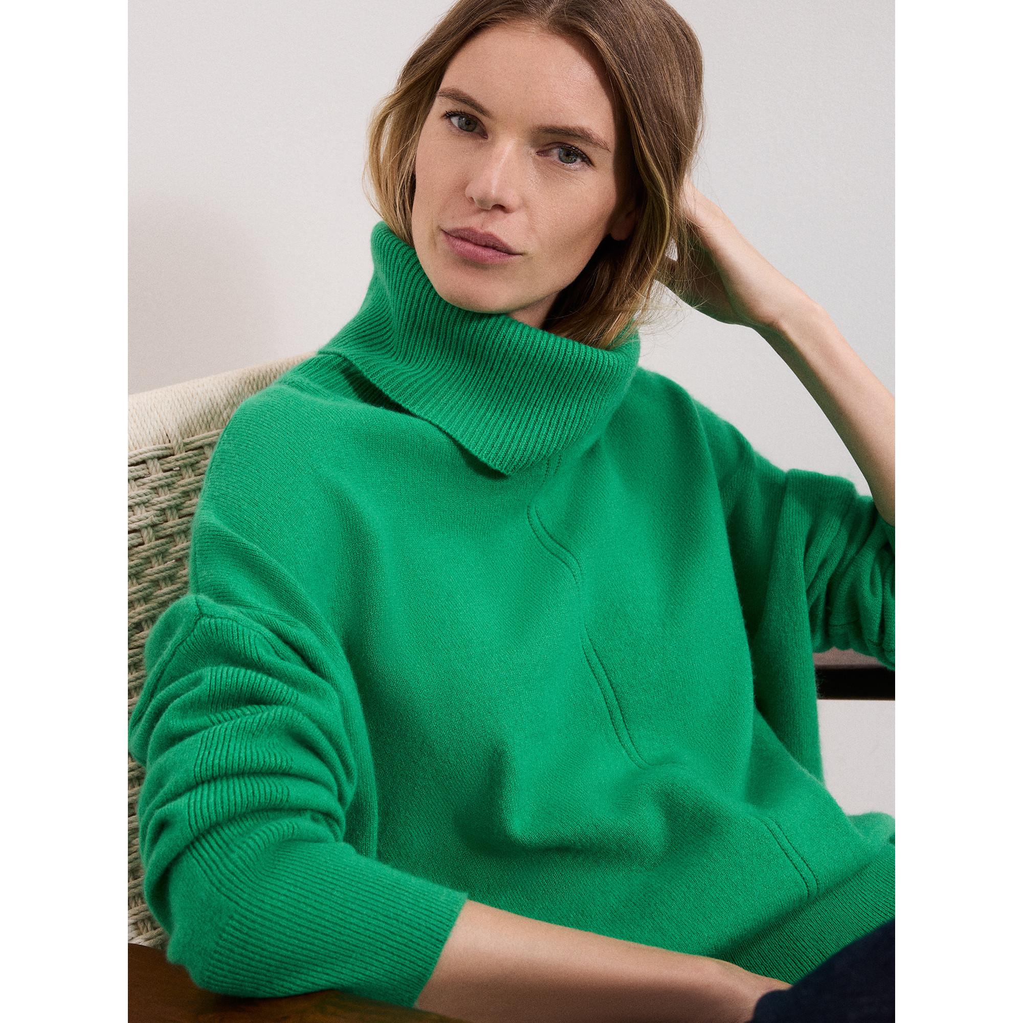 Phase Eight Saffron Rollkragen Fledermausärmel Pullover  