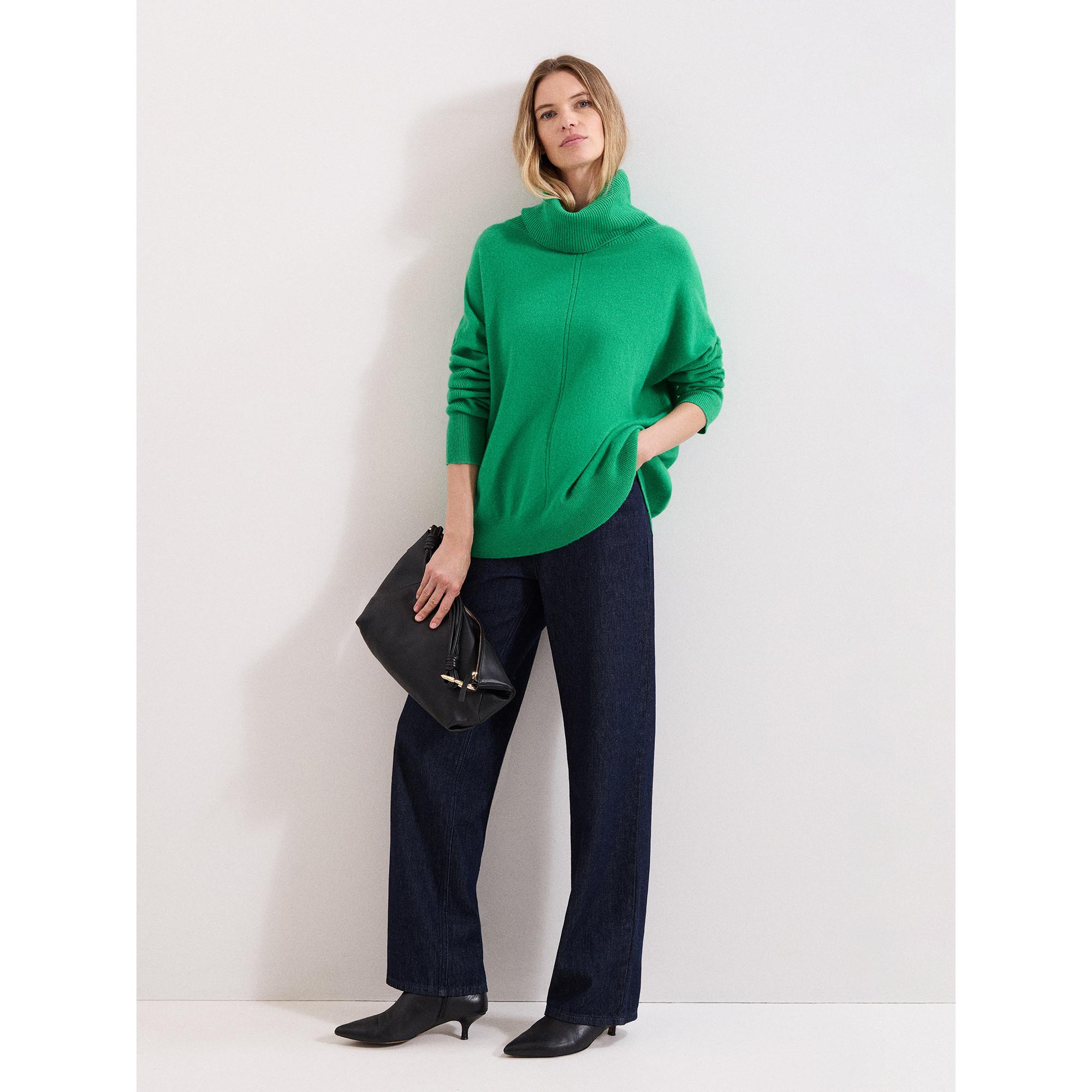 Phase Eight Saffron Rollkragen Fledermausärmel Pullover  