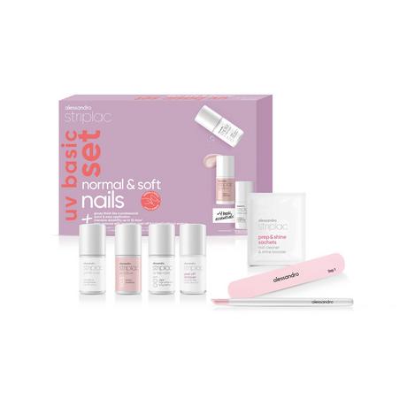 alessandro  Striplac UV Basic Set Colour Normal & Soft Nails 