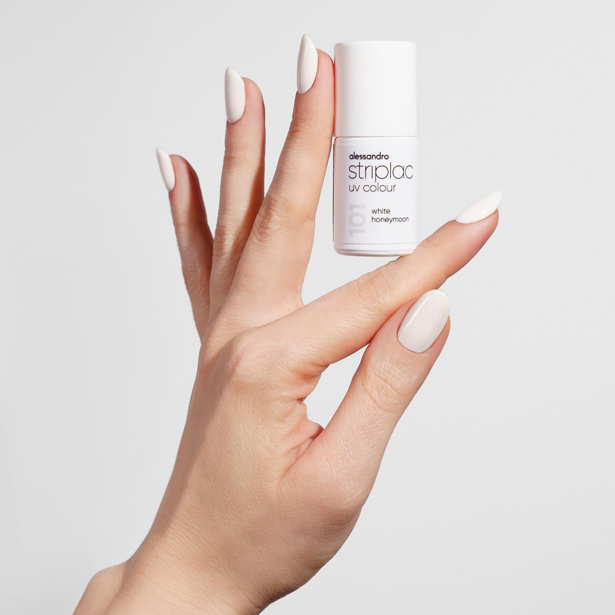 alessandro  Striplac UV Colour White Honeymoon 