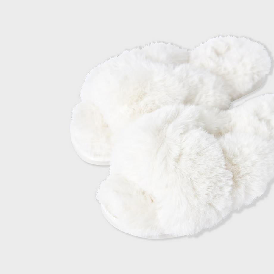 Etam Chaussons en fausse fourrure  