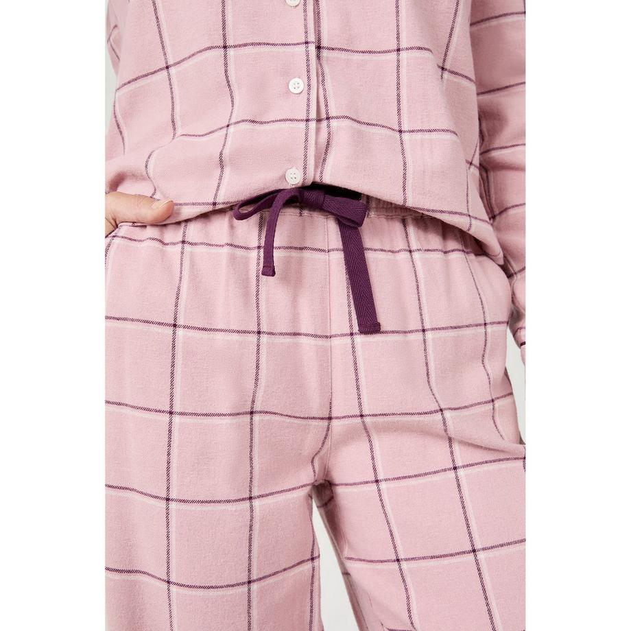 Etam Bettina Pantalon de Pyjama à Carreaux  