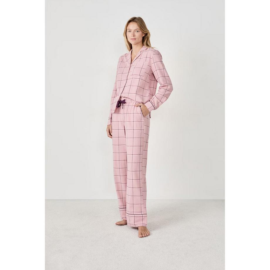 Etam Bettina Pantalon de Pyjama à Carreaux  