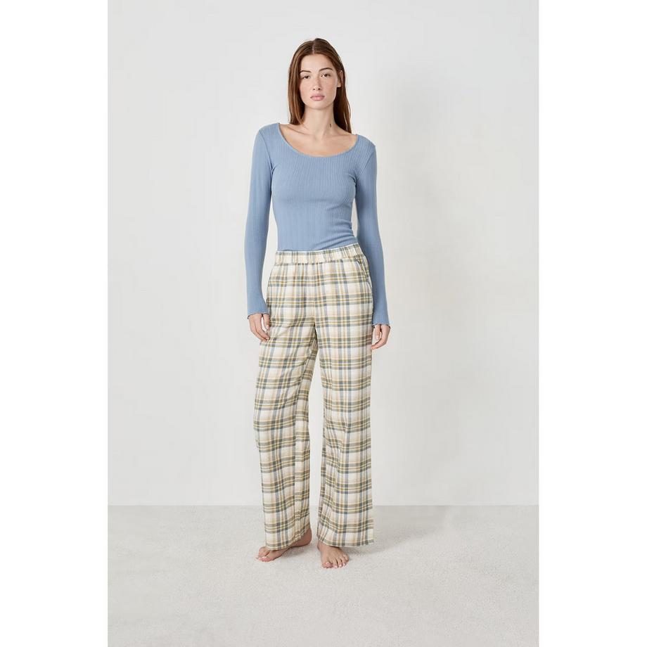 Etam Karierte Pyjamahose  