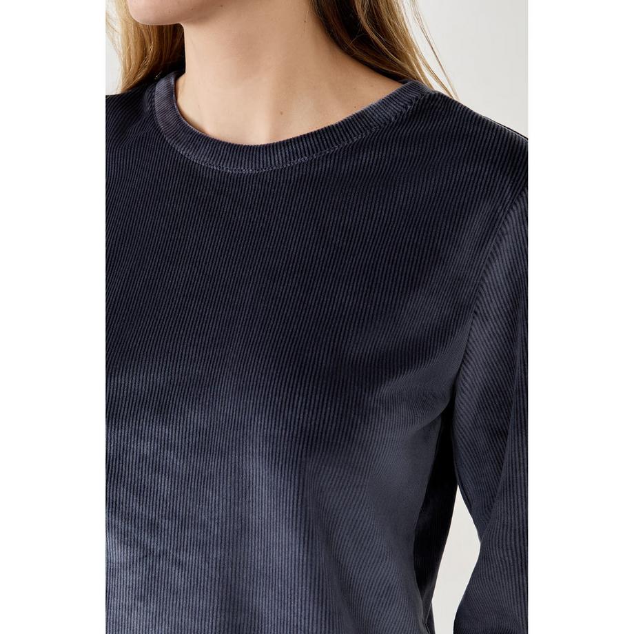 Etam Sweat-shirt Velours Côtelé  