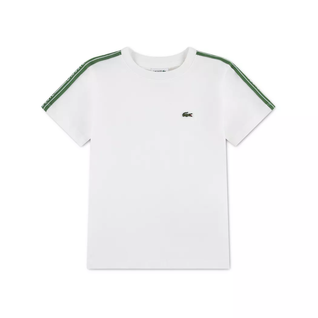 Lacoste - T-Shirt, 12A, Weiss