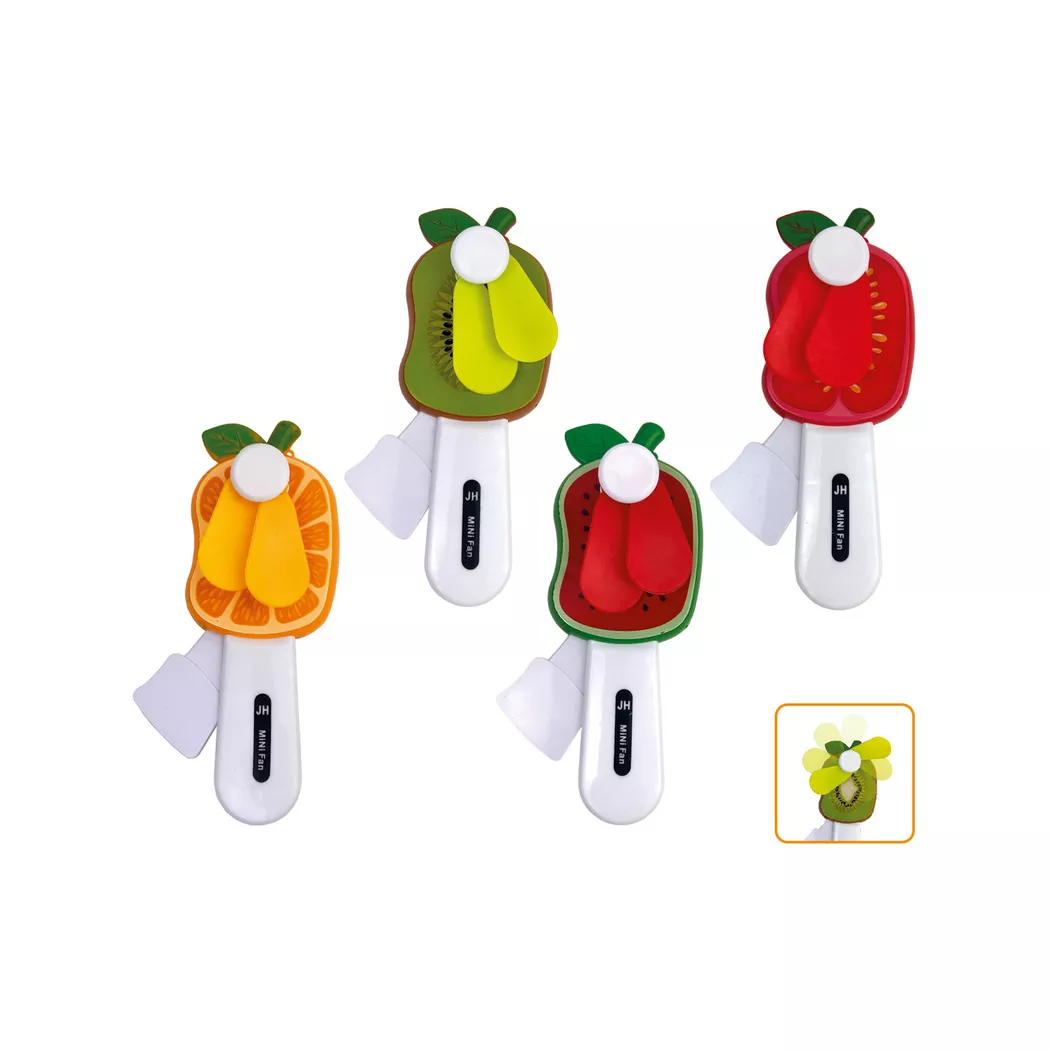 Happy People - Mini ventilatore frutta, modelli assortiti, Multicolore