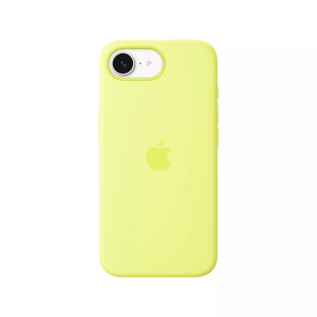 Apple iPhone 16e Silicone Case Neon Yellow