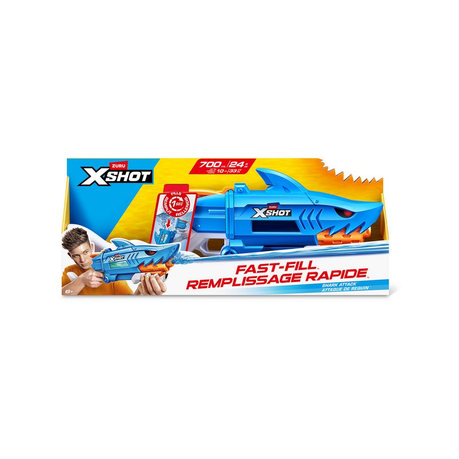 XSHOT  Shark-Attack Fast-Fill Wasserblaster 