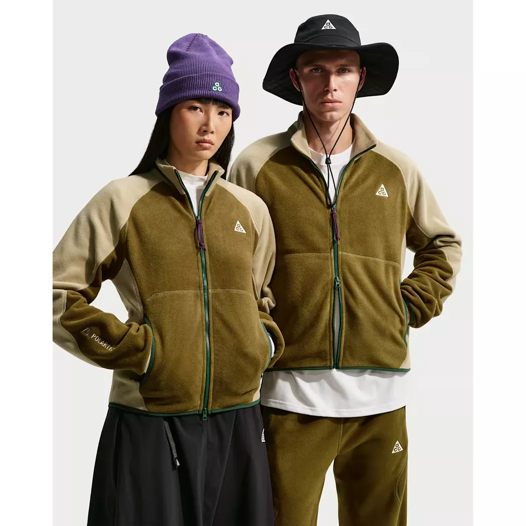 Nike Men Jacket Olive Green Size L