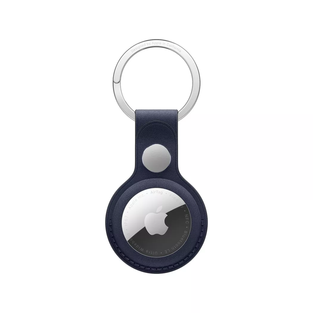Apple AirTag FineWoven Key Ring Navy