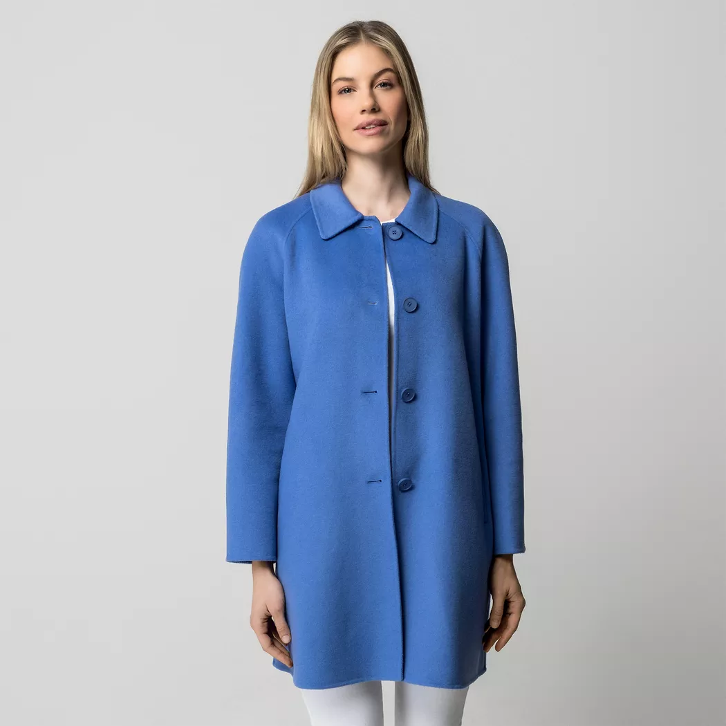 Manor Woman - Mantel, für Damen, Blau, Größe 42