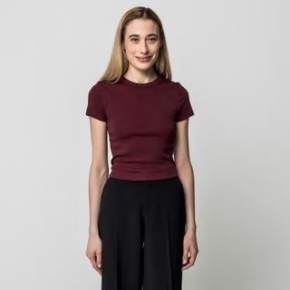 Gina Tricot T-shirt Manches Courtes Col Rond  