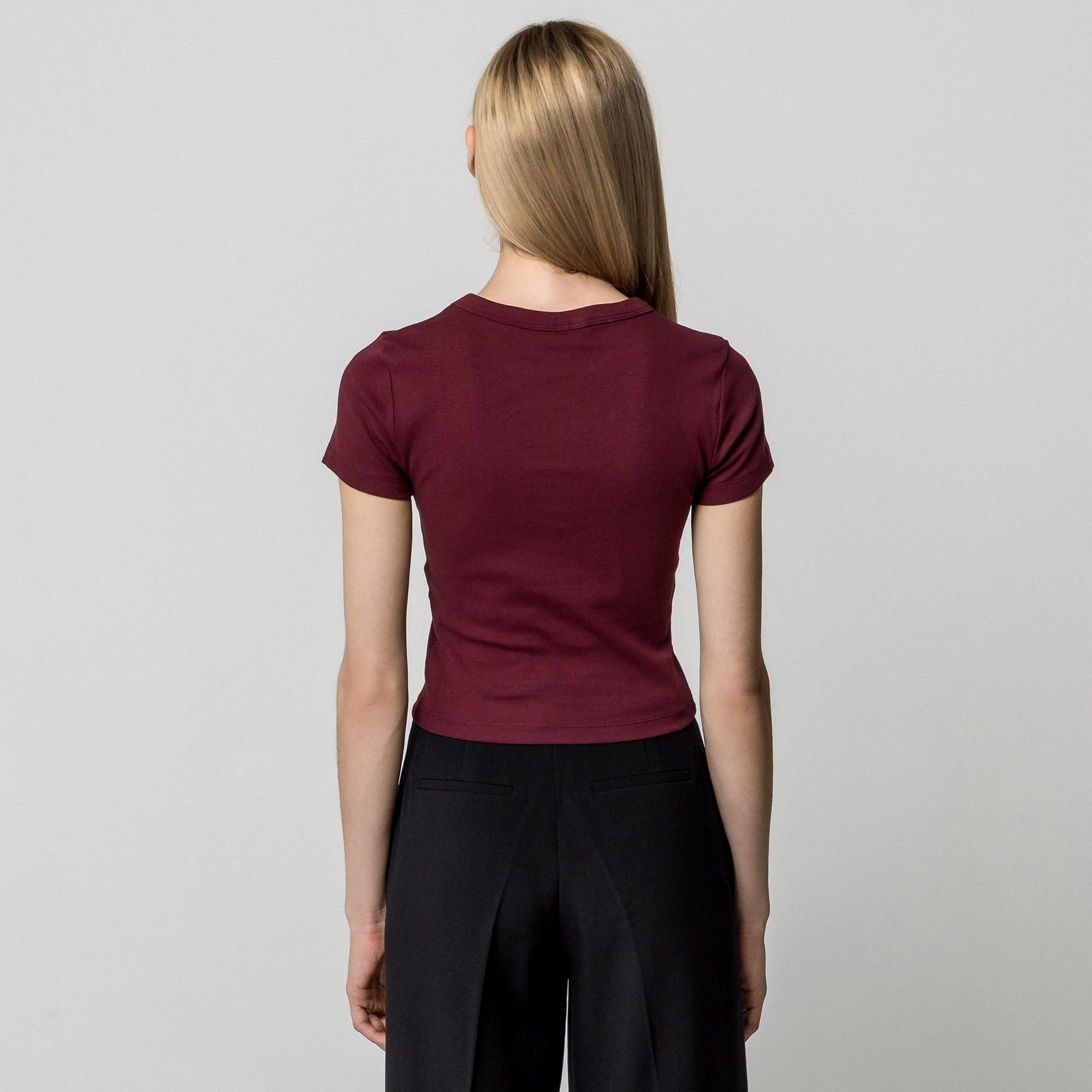 Gina Tricot T-shirt Manches Courtes Col Rond  