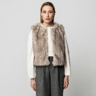 Gina Tricot Giacca in pelliccia sintetica  