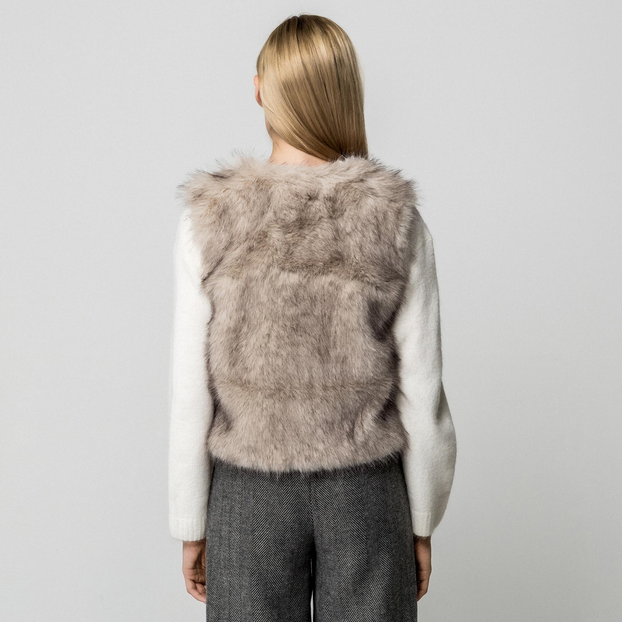 Gina Tricot Giacca in pelliccia sintetica  