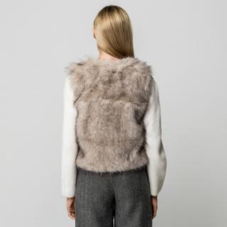 Gina Tricot Giacca in pelliccia sintetica  