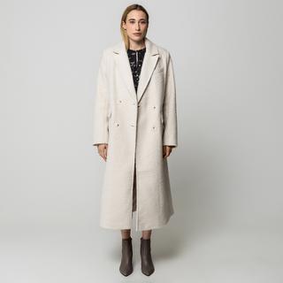 Gina Tricot Zweireihiger langer Mantel  