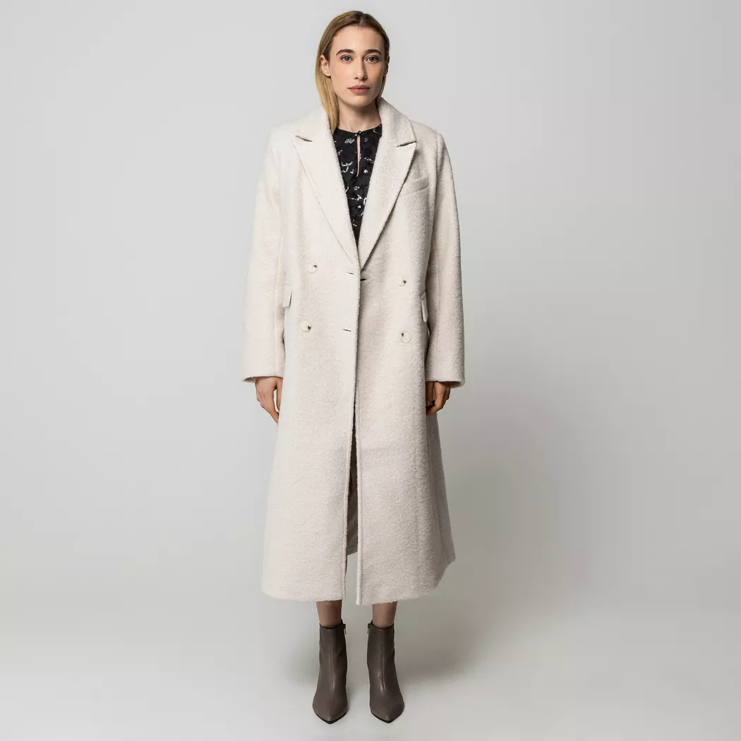 Gina Tricot - Mantel, für Damen, Creme, Größe M