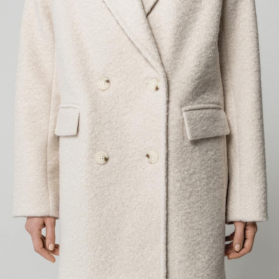 Gina Tricot Manteau long à double boutonnage  