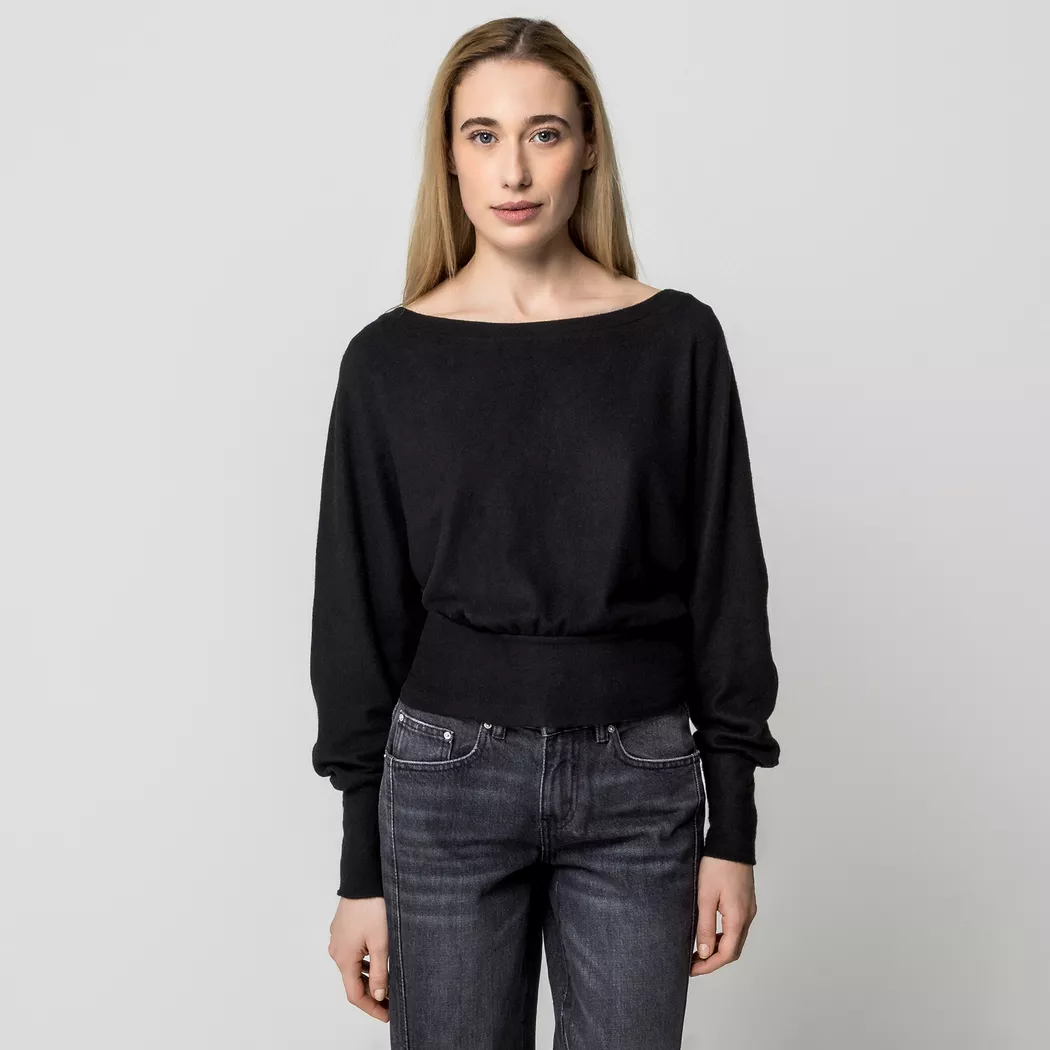 Gina Tricot - Pullover, für Damen, Black, Größe L