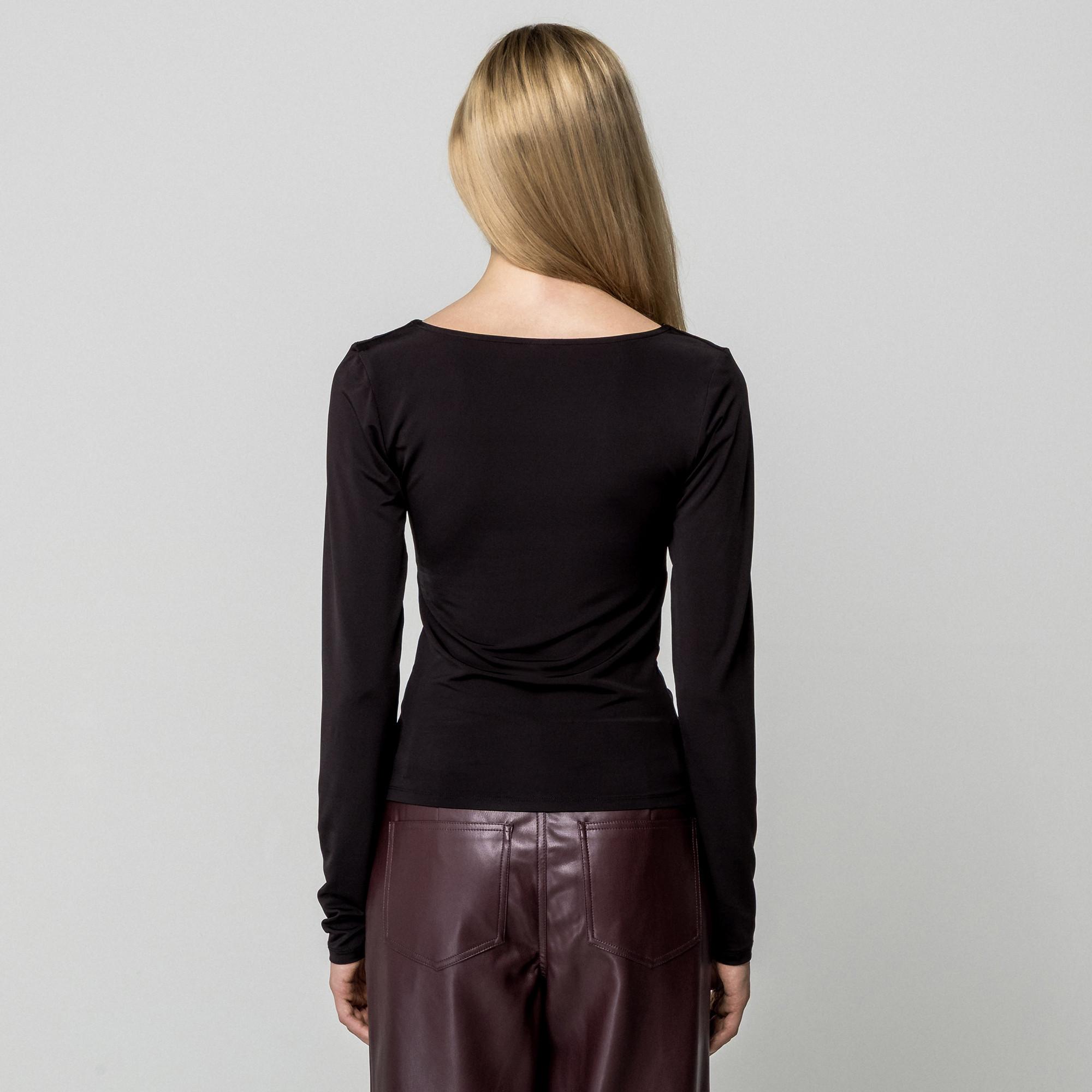 Gina Tricot Top a Maniche Lunghe Collo a Cappuccio  