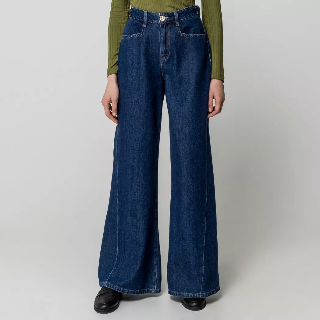Gina Tricot - Jeans, für Damen, Blau Denim, Größe 36