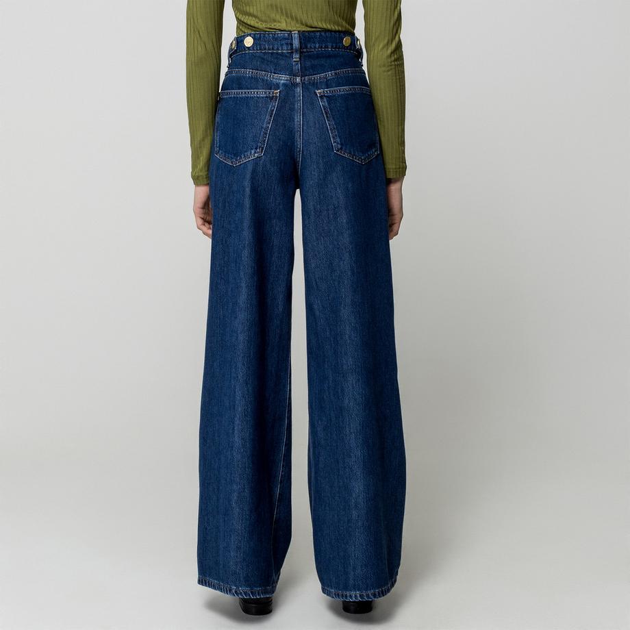 Gina Tricot Wide Leg High Rise Jeans  